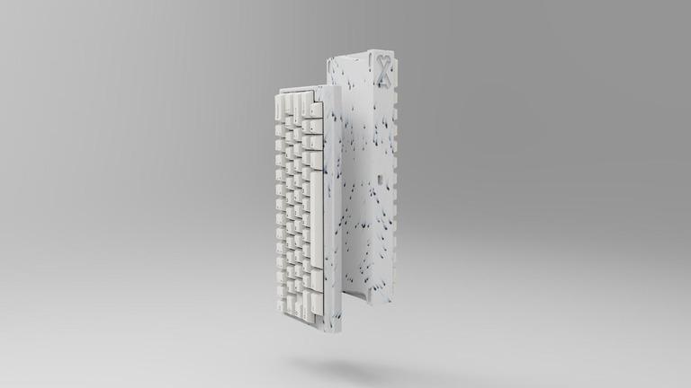 Nouen 62 (IC) - Keyboard interest check cover image featuring Nouen 62 keyboard, recycled plastic keyboard, sustainable mechanical keyboard, 60% keyboard, eco-friendly keyboard, ZMK firmware, gummy o-ring mount, wireless mechanical keyboard, travel keyboard, NRF52840 MCU