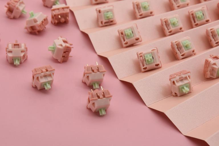 BSUN Aniya Switches (IC) - Switches interest check cover image featuring BSUN Aniya, linear switch, mechanical keyboard switch, custom switch, LY stem, POM housing,  factory-lubed,  clacky switch, extended pole