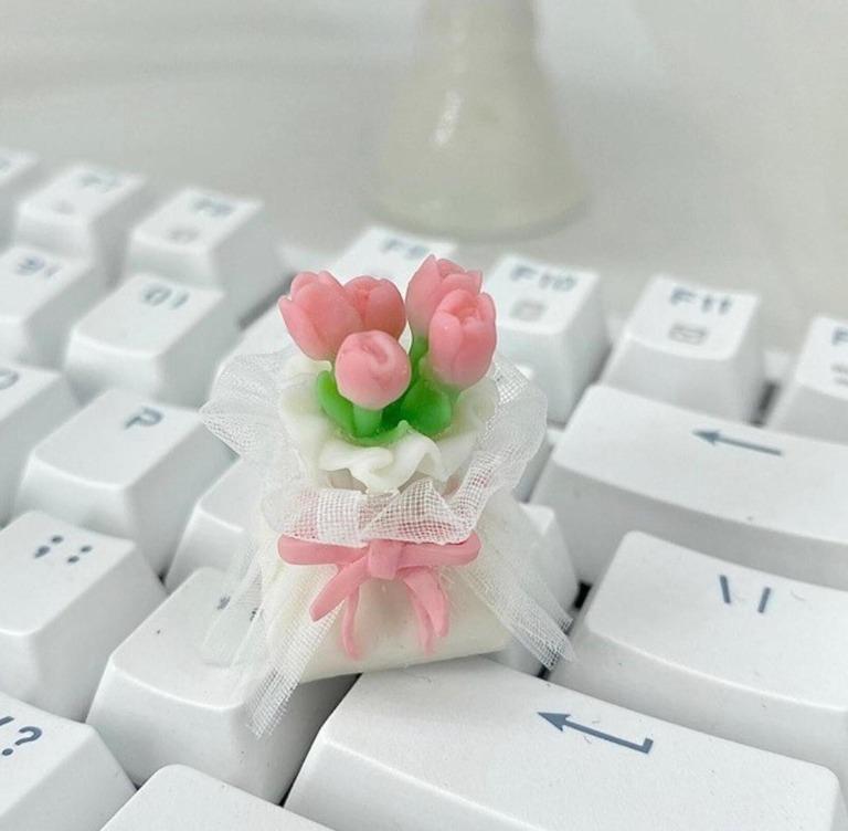 A bouquet of flowers keycaps (IC)