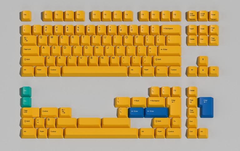 DCS Sport Walker - Keycap group buy cover image featuring DCS Sport Walker, presale, Signature Plastics, Sony Walkman, mechanical keyboard, keyset, retro design, barred homing keys, pad-printed novelties, SPKeyboards, protoTypist, Keeb.Supply