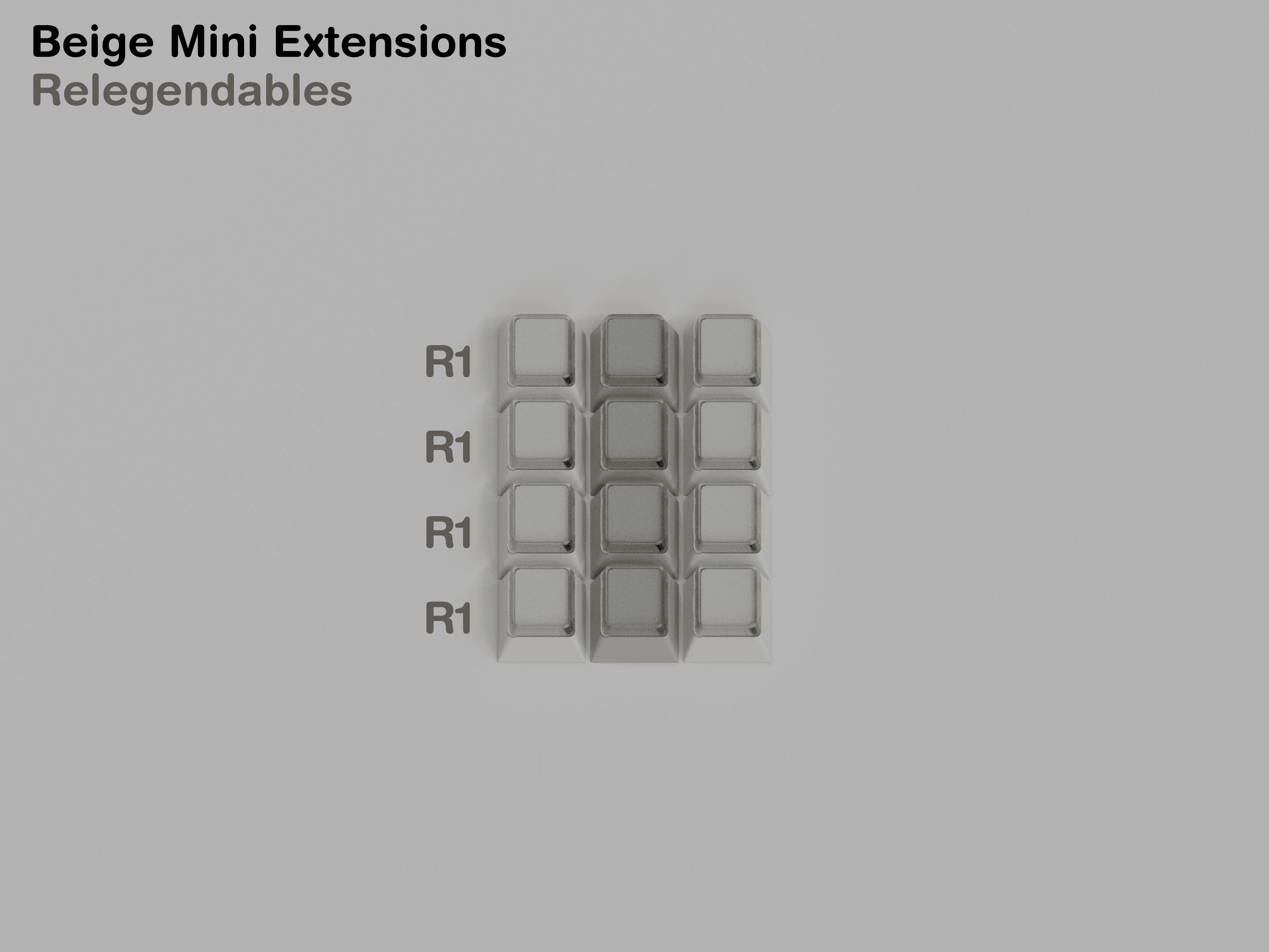 GMK Beige Mini Extensions - Gallery image 3 showing project details
