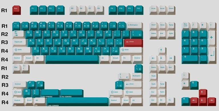 KDS Deku (GB) - Keycap group buy cover image featuring KDS Deku, Group Buy, keycap, Cherry profile, PBT Dye-Sub, collaborations, pricing, vendors