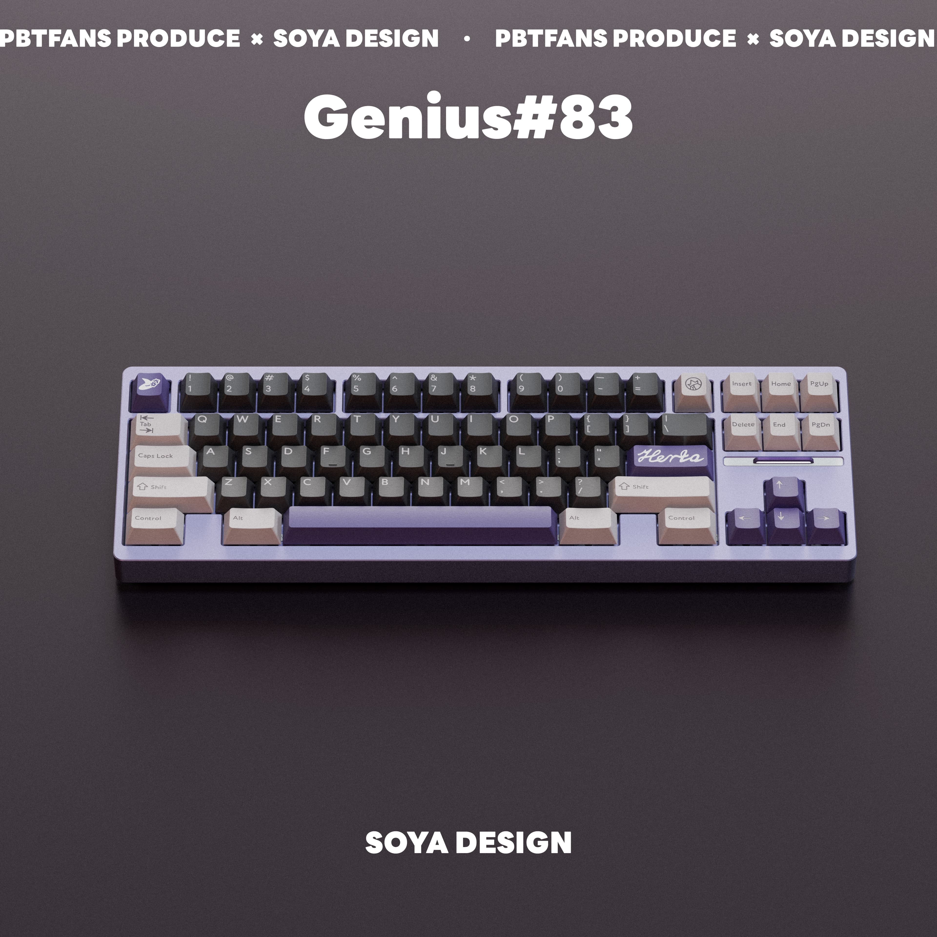 PBTFans Genius#83 keycaps - Gallery image 4 showing project details
