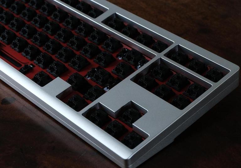 Ex Idol (IC) - Keyboard interest check cover image featuring Ex Idol, open source, keyboard design, TKL, WKL, F13 layout, innovative mounting method, bumpon mount, KPOP themed boards, Yeonwoo, Momoland, typing experience