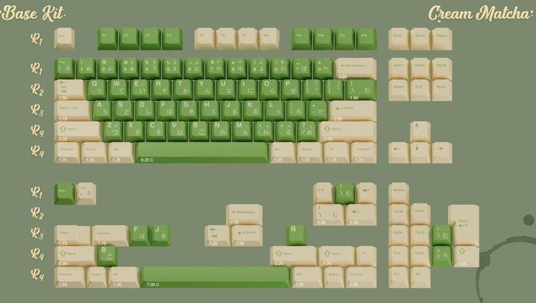 GMK Cream Matcha