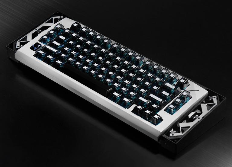 Nooir N1 - Keyboard group buy cover image featuring Nooir, N1, mechanical keyboard, custom keyboard, group buy, Lucas Suspension System, magnetic levitation, 75% keyboard, tri-mode connectivity, Space Edition, Winter Edition