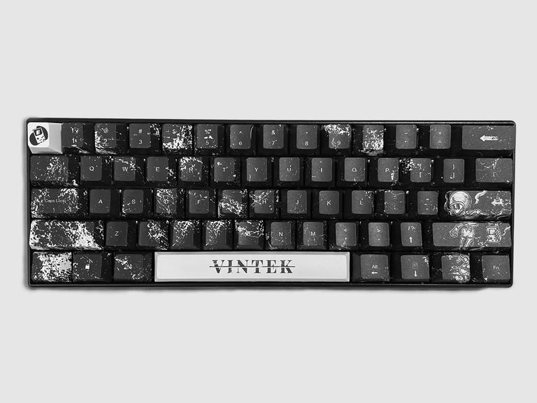 Red Waves Keycap Set