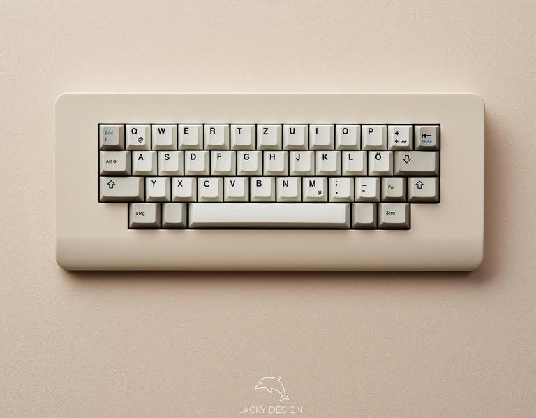 hǎitún 40 (IC) - Keyboard interest check cover image featuring hǎitún 40,  40% keyboard, mechanical keyboard,  gasket mount, Bluetooth,  chonky keyboard,  aluminum case, brass case, hot-swap PCB,  VIA, Vial,  custom keyboard