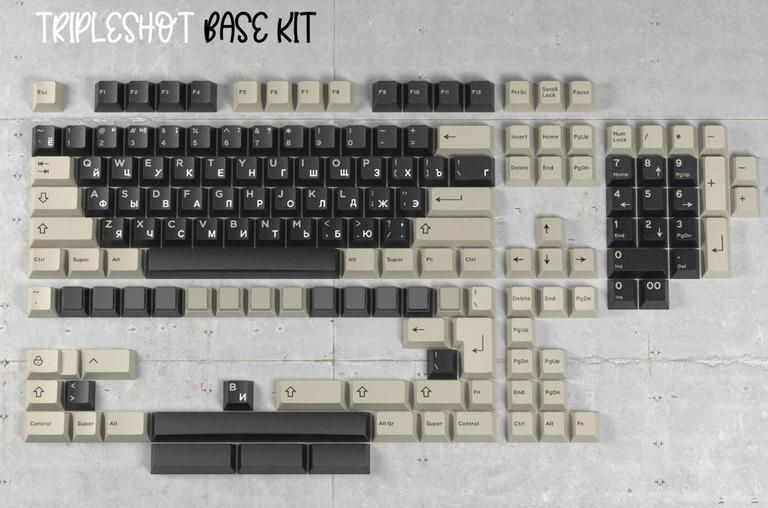 DMK ЯUBBER - Keycap group buy cover image featuring DMK ЯUBBER, keycaps, group buy, EloquentClicks, Domikey, Rubber Hose style, Cherry profile, doubleshot ABS
