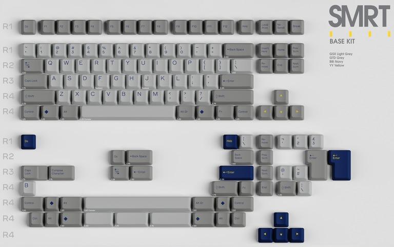 DCS SMRT Colemak & Vim Kit (IC)