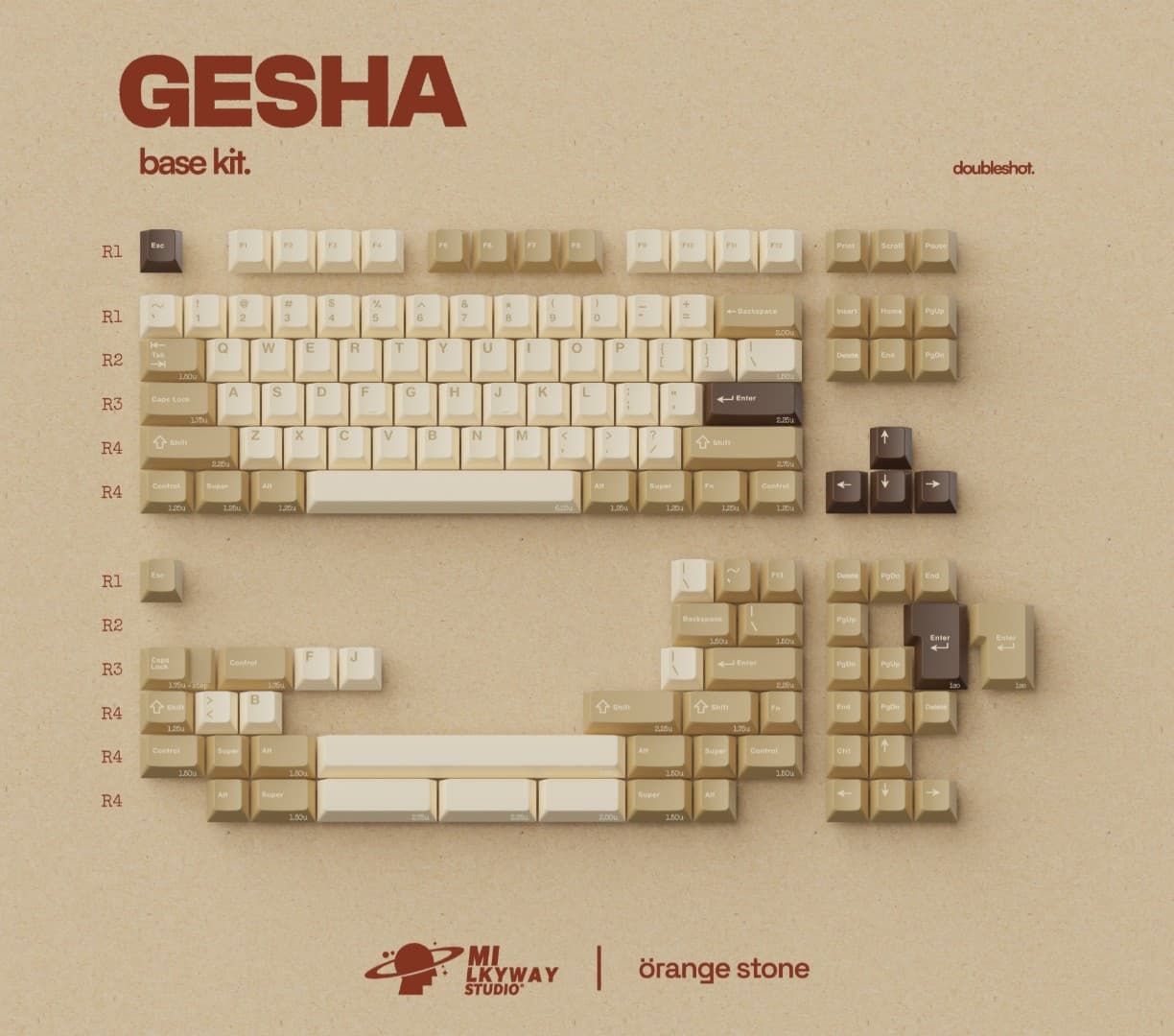 MW Gesha Keycap Set - Keycap