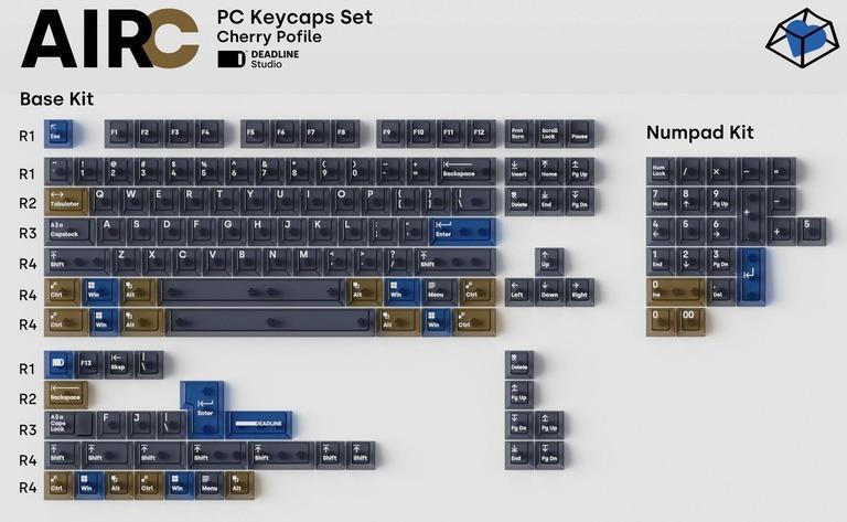 DEADLINE STUDIO - AIRG AIRC PC KEYCAPS (GB)