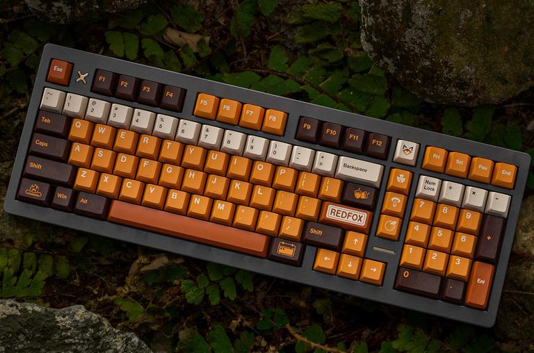 ALOHAKB RED FOX Keycaps