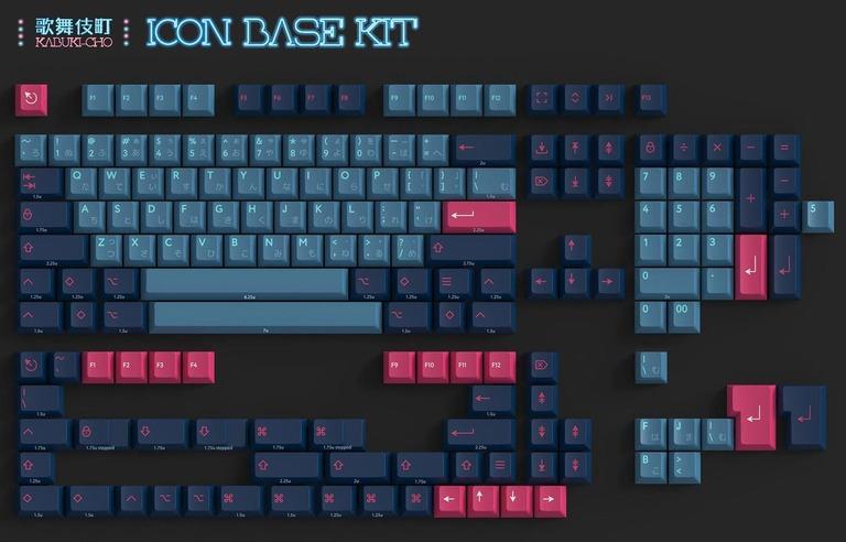 PBTFANS KABUKI-CHO Keycaps (IC)