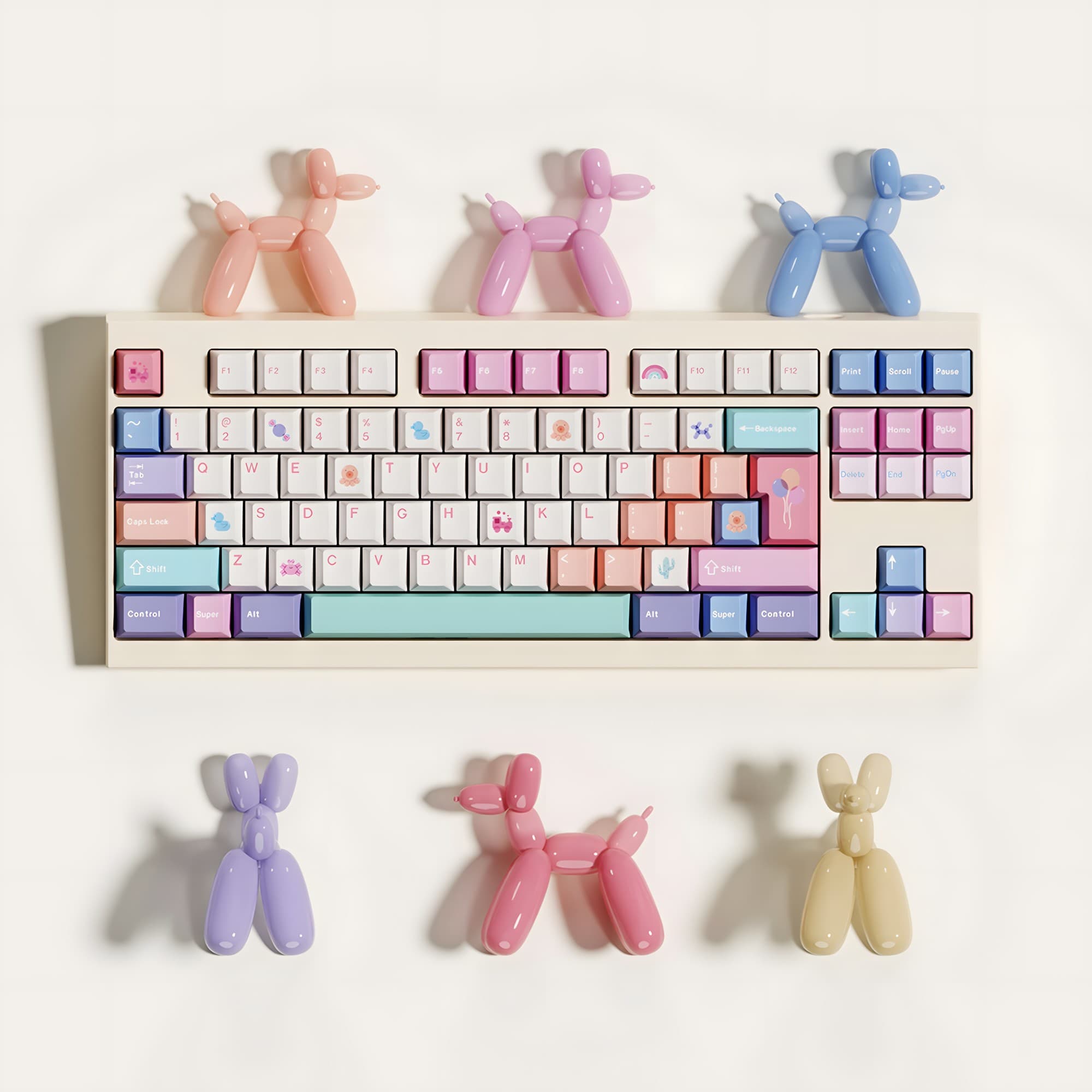 YourKBD Balloon Party Keycap Set - Gallery image 1 showing project details