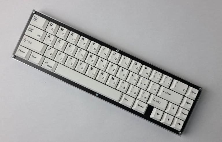 Rocky Elbert - Keyboard group buy cover image featuring Rocky Elbert, 45% keyboard, through-hole components, QMK, VIA, Rocky Keebs, sandwich mount, FR4, pro micro, acrylic layers