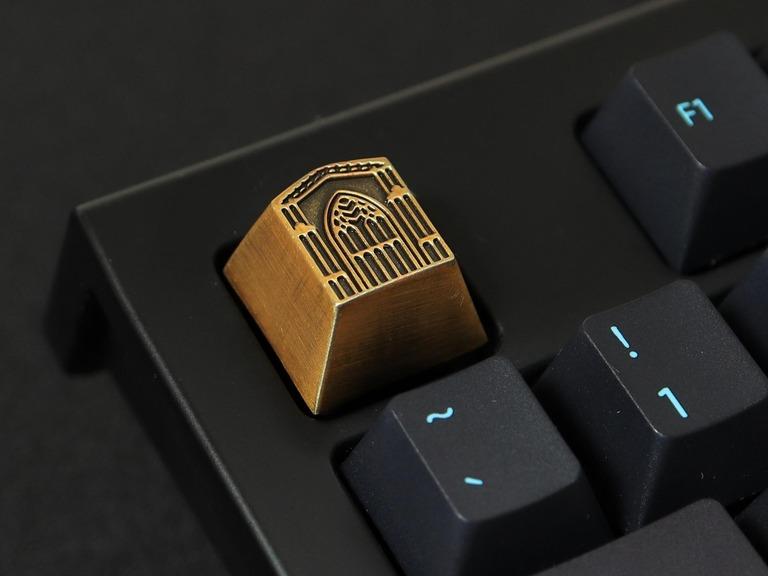 Gothic Keycap Metal Artisan - Terra Keycaps