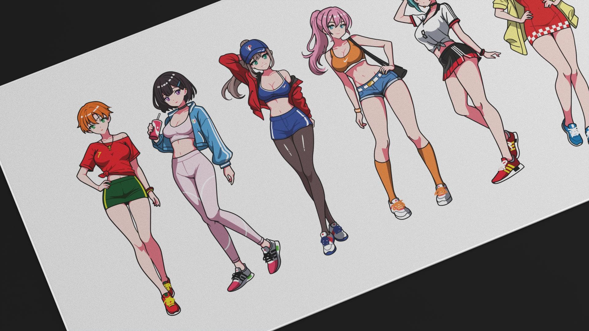 Euro Fangirls Deskmat - Gallery image 2 showing project details