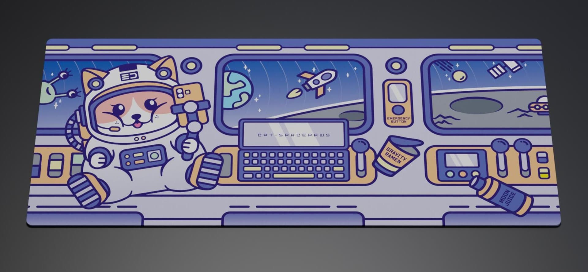 SpacePaws Deskmat