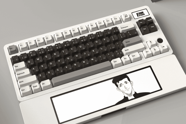 75% Layout Keyboard with Built-in Touch PC Second Screen (IC)
