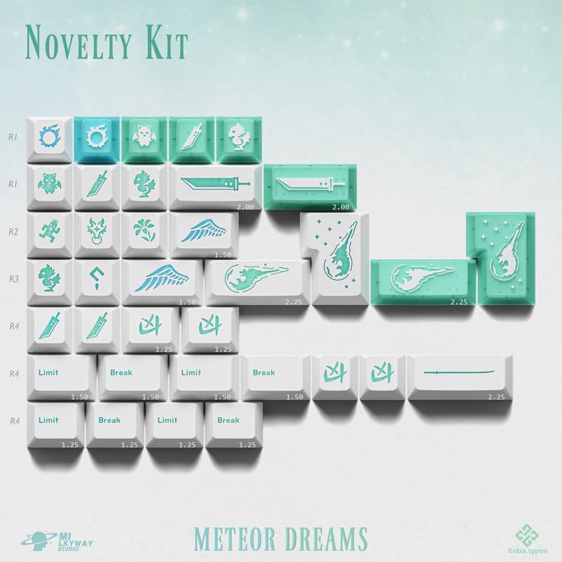 MW Meteor Dreams Keycap Set - Gallery image 4 showing project details