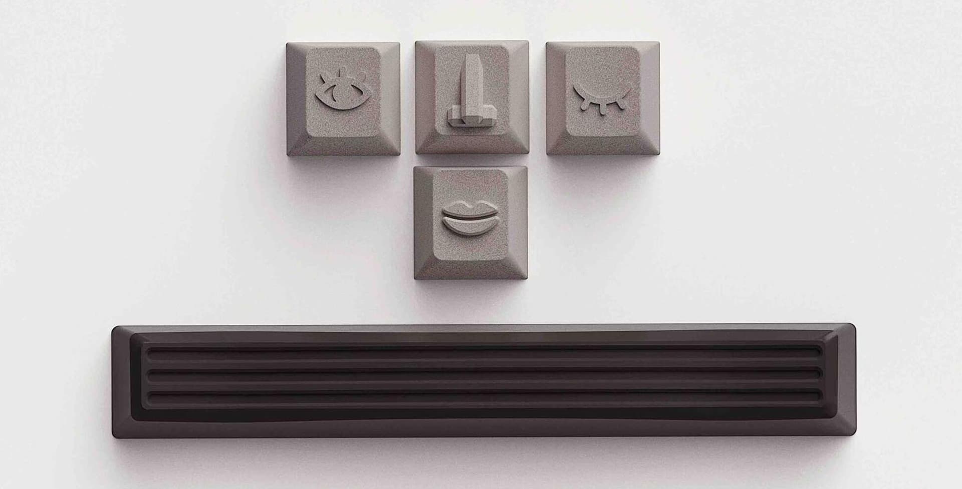 Wink Metal Sculpture Keycaps