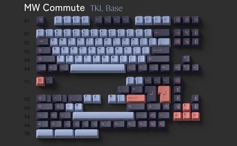 MW Commute (IC) - Keycap interest check cover image featuring MW Commute, inspired hues, GB live, keycaps, Mechs & Co, stellaidoscope, Milkyway, renders, render artists, collaborations, switches, metal artisans