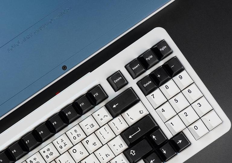 M93I (IC) - Keyboard interest check cover image featuring M93I keyboard, numpad, group buy, keyboard kit, Wuque Studio, mechanical keyboard, typing sound test, PE switch poron foam, optical lamp beads