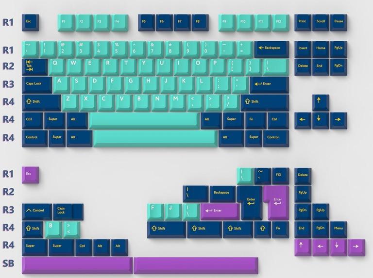 AlohaKB Mononoke Keycaps (IC)