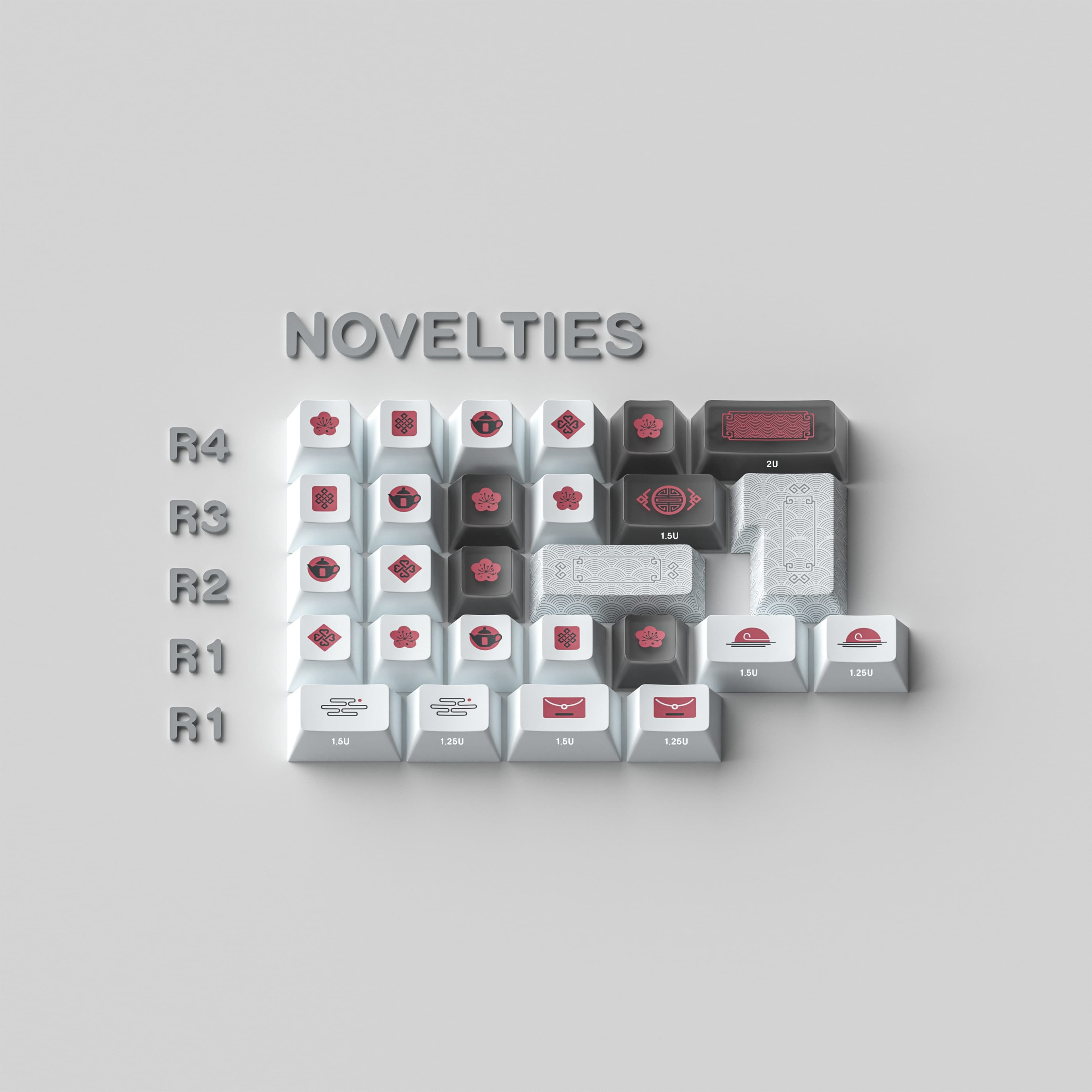 AUSICIOUS SNOW Keycaps - Gallery image 4 showing project details