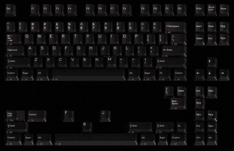 DCS White on Black (IC) - Keycap interest check cover image featuring DCS, white on black, keycap set, Gorton modified legends, ABS DCS, LaserCrafter, kitting, color chips, PMK, SP pricing, MOQ, ThocKeys, eloquentclicks, Hex Keyboard, SandKeys, SwagKeys, ApexKeyboards, zFrontier, Hand Engineering