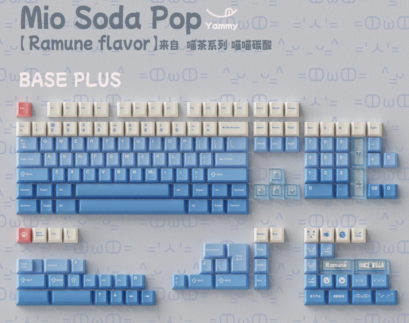 KBS Mio Soda Pop (IC) - Keycap interest check by Keyboard Science