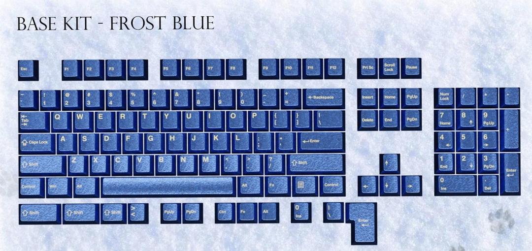 Awekeys Wild Ice Keycaps (IC)