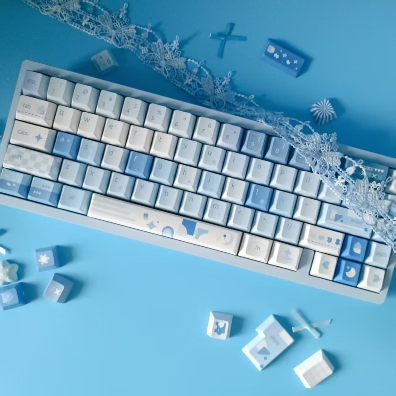 Geometric Fairytale Keycap Set - Gallery image 4 showing project details