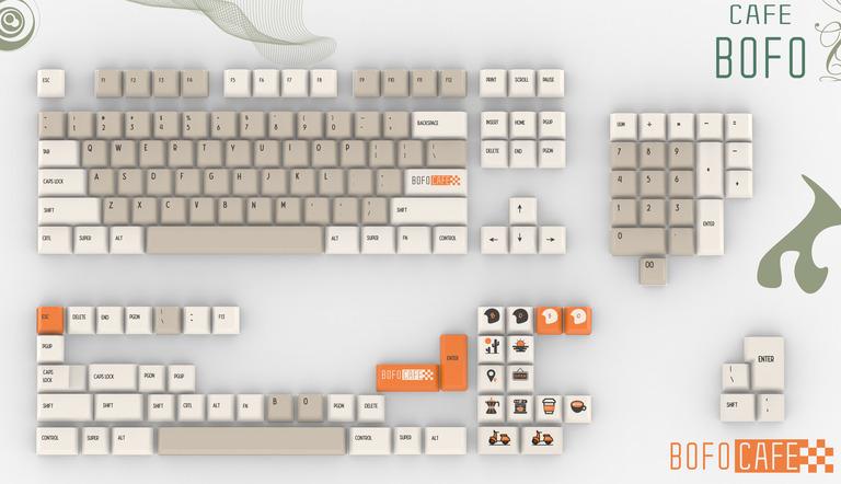 Bofo Cafe Keycaps (IC)