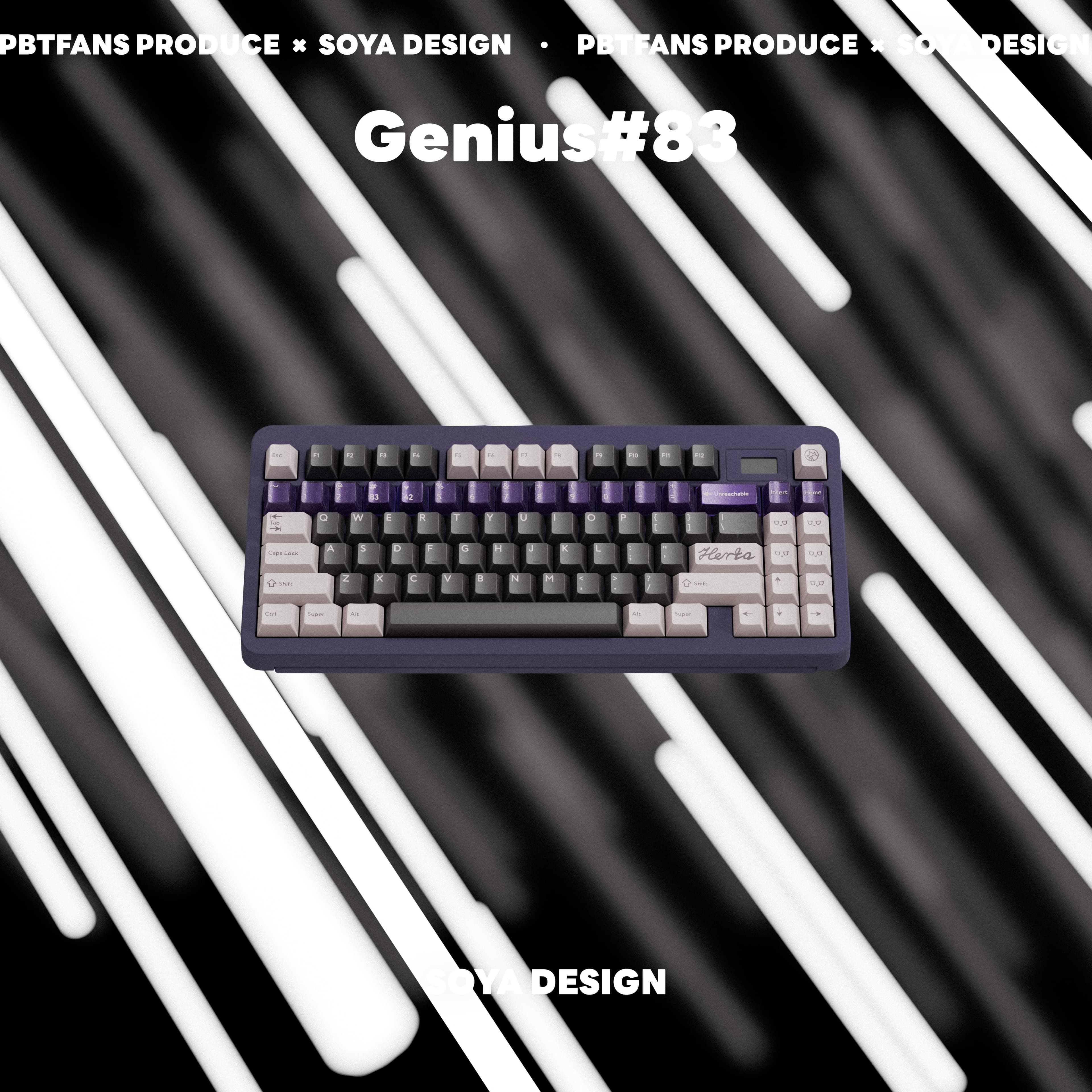 PBTFans Genius#83 keycaps - Gallery image 5 showing project details