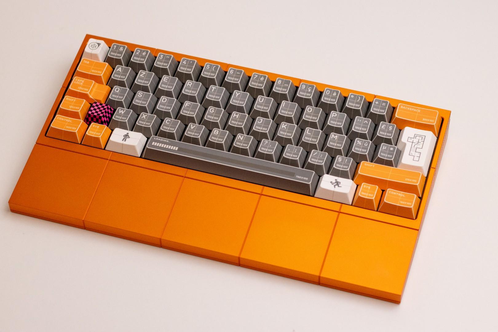 kc_orange_60 (IC) - Keyboard interest check cover image featuring kc_orange_60, mechanical keyboard, orange keyboard, keycapsule, gaming keyboard