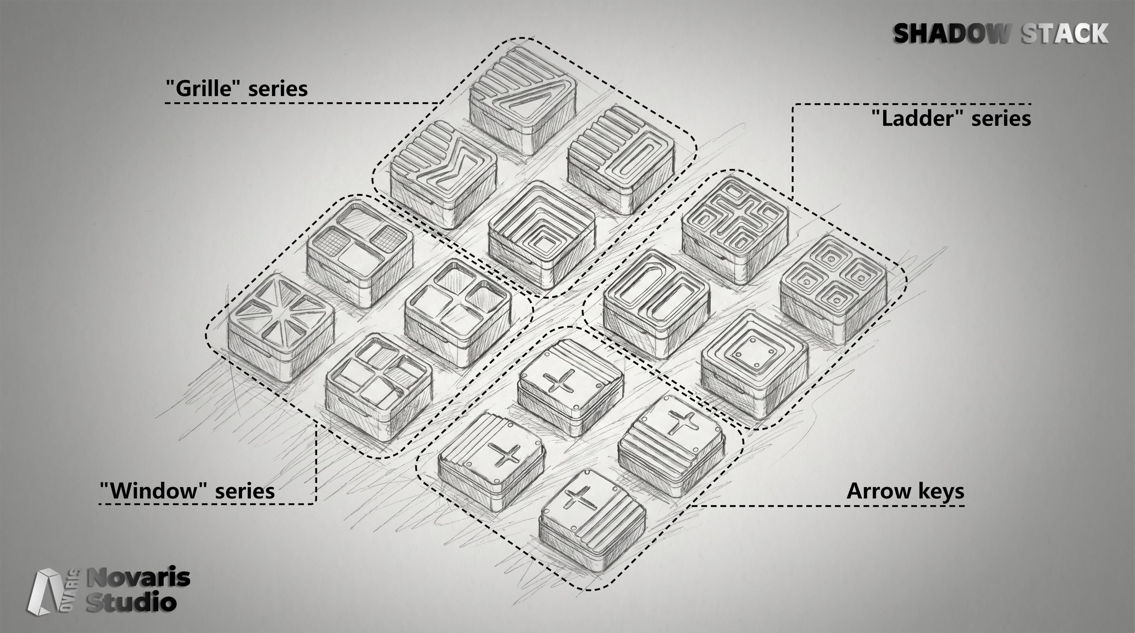 ShadowStack Metal Artisan Keycap Set - Gallery image 2 showing project details