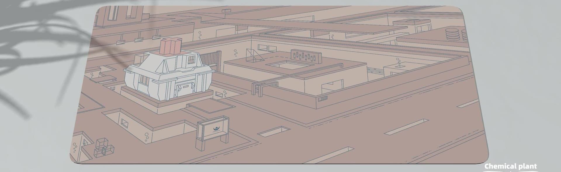 Chemical Plant Deskmat