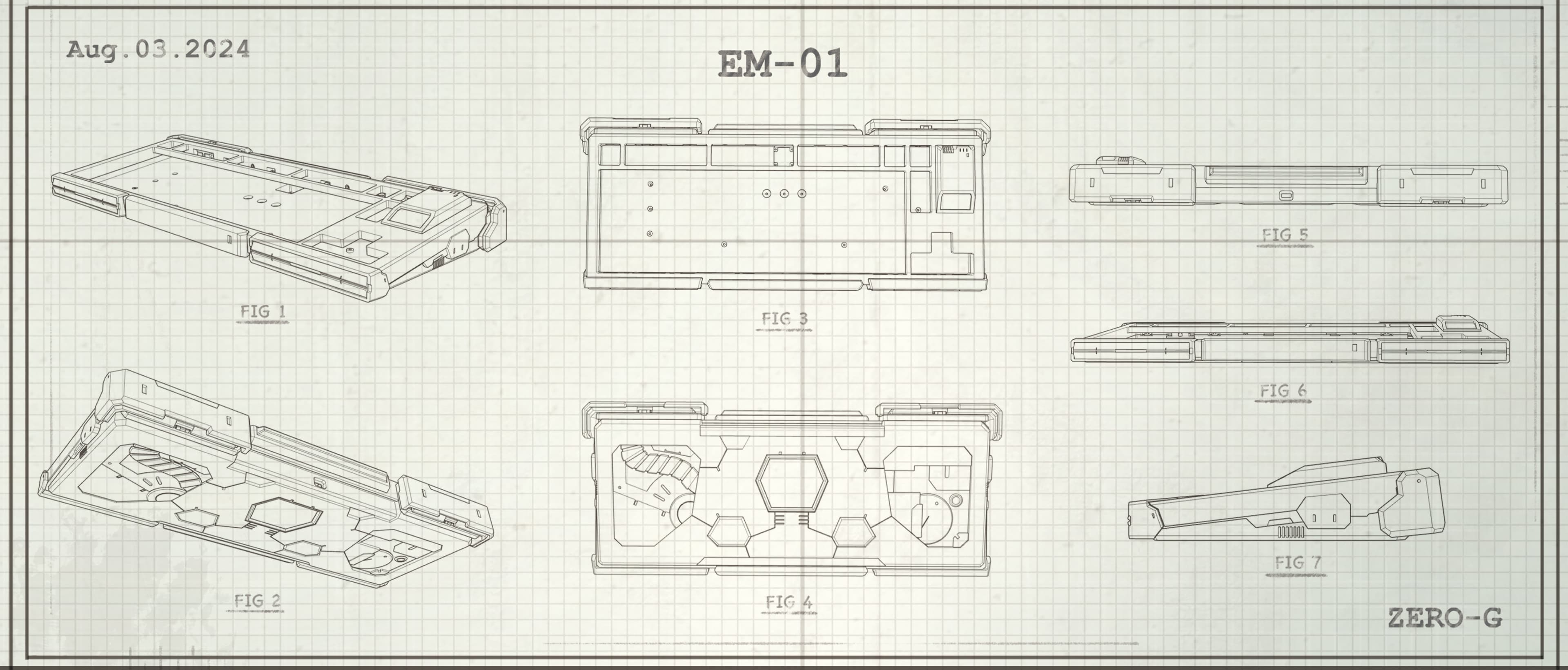 EM-01 80% Mecha-Themed Keyboard - Gallery image 2 showing project details