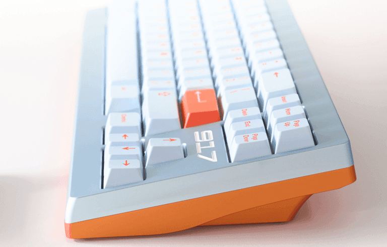 917 (GB) - Keyboard group buy cover image featuring GB 917, keyboard, group buy, aluminum plate, USB-C PCB, stainless steel, two-tone, shipping, Geekhack, design