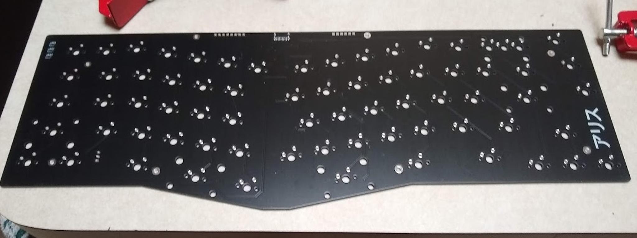 GOTHIC70 (IC) - Keyboard interest check cover image featuring GOTHIC70, Alice style board, Arisu board, USB-C, keyboard, PCB, indicator LEDs, RGB strip, keycaps, IC form, group buy