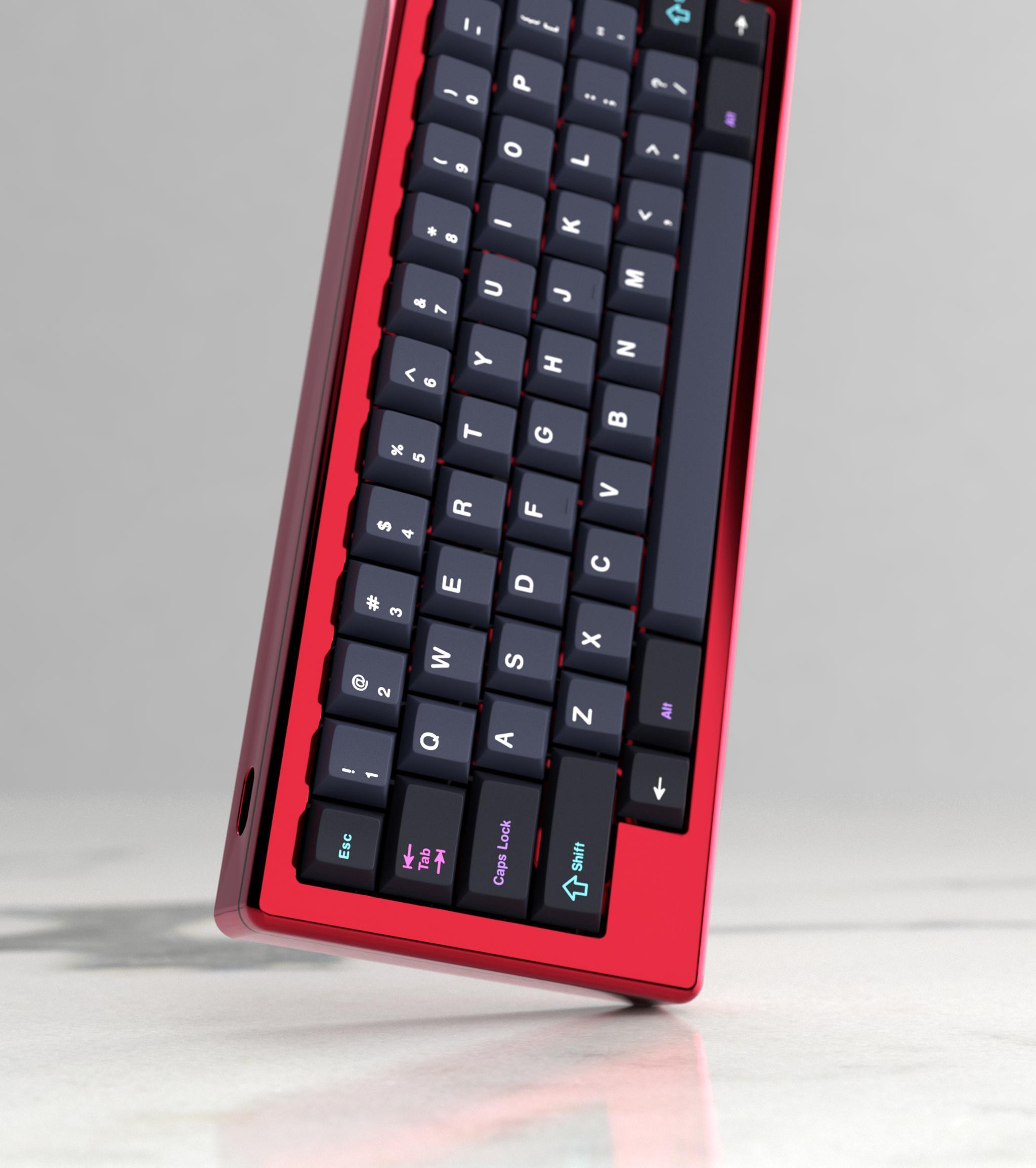 HB60 - Honeyboard60 (IC) - Keyboard interest check cover image featuring HB60, Honeyboard60, keyboard case, 60% design, in-house manufacturing, aluminum base, custom keyboard, Richmond BC, ANSI ISO layout