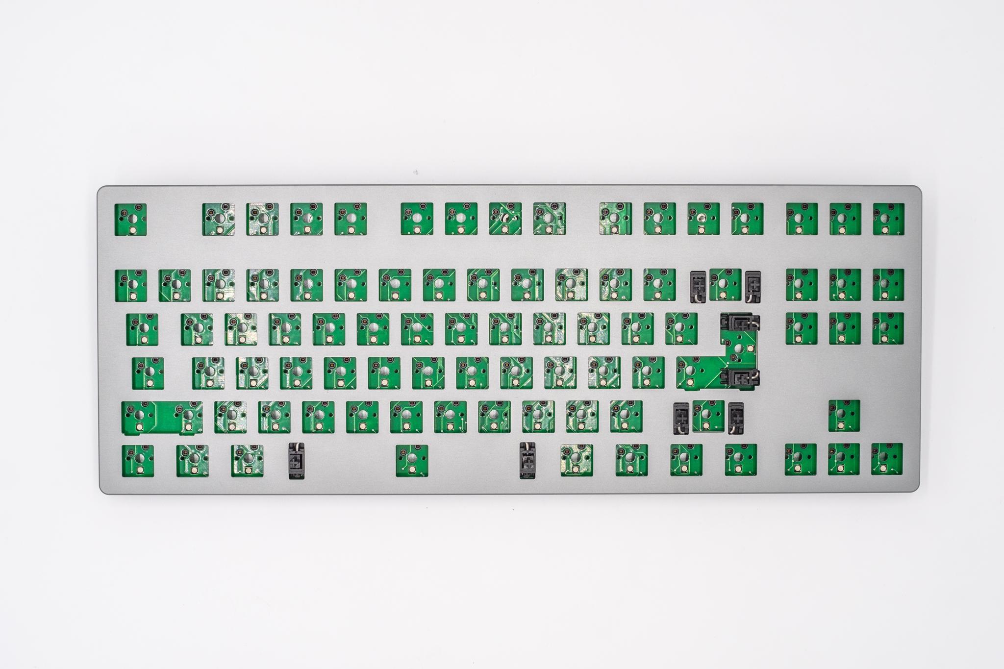CU80 - Round 2 (GB) - Keyboard group buy cover image featuring CU80, TKL mechanical keyboard, capsunlocked, ANSI, ISO, QMK, RGB, hot-swap, MX switches