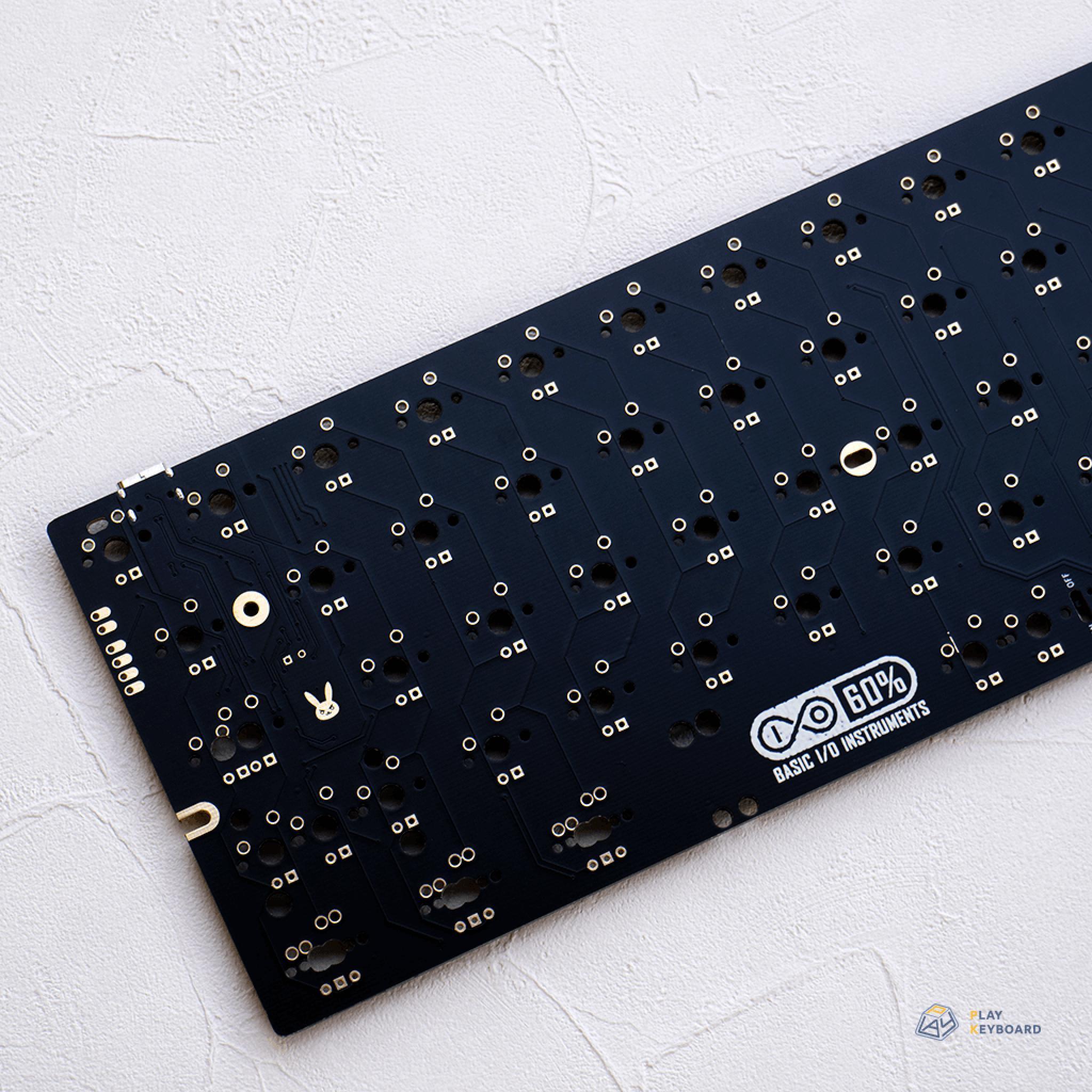 BIOI G60BLE 60% PCB R2 (GB) - Others group buy cover image featuring BIOI G60BLE, 60% PCB, USB/BT dual mode, QMK firmware, VIA Configurator, groupbuy, hotswap, custom PCB, bluetooth, keyboard