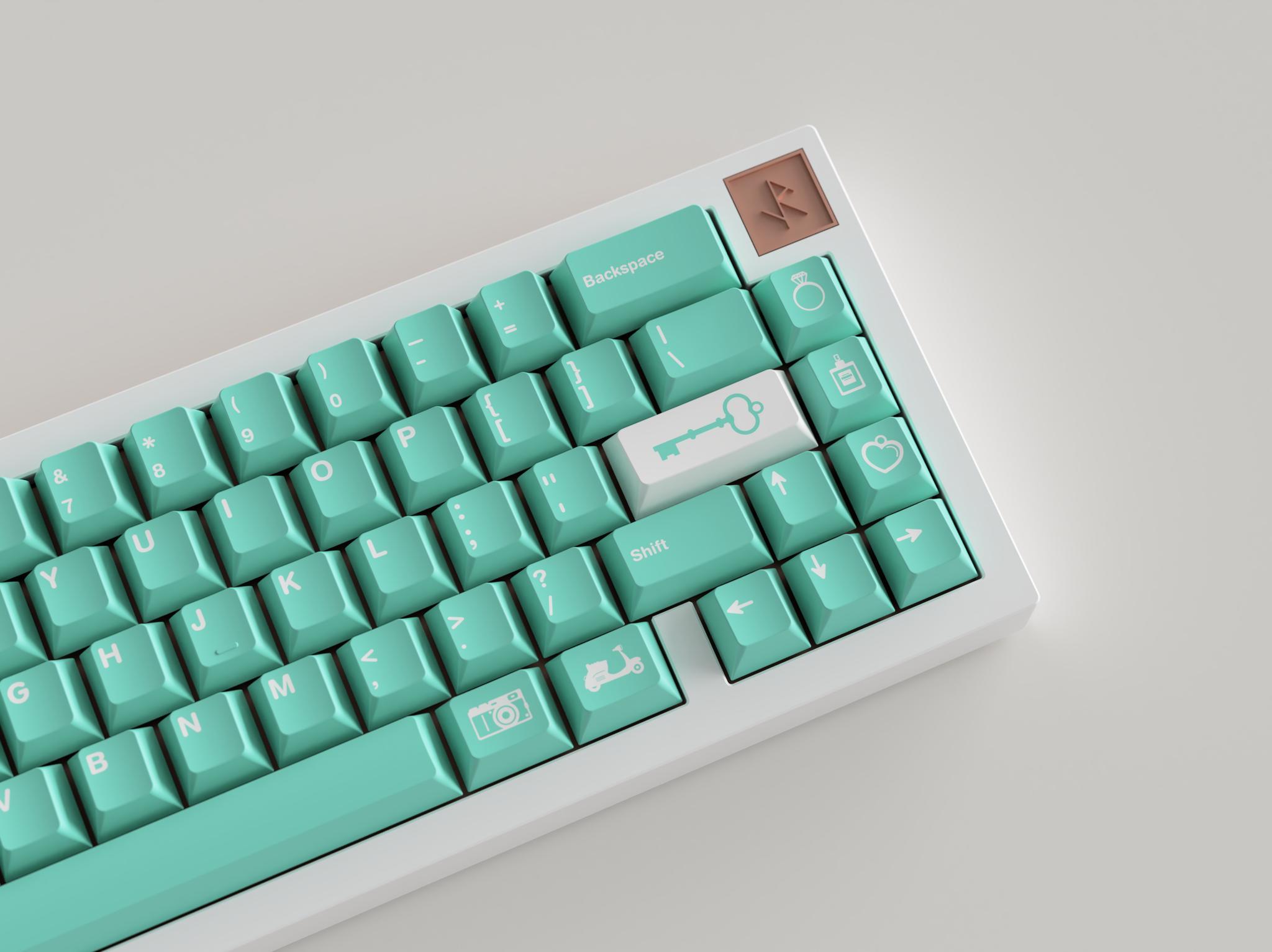 GMK Finer Things (IC) - Keycap interest check cover image featuring GMK Finer Things, keycap set, group buy, luxury design, Cannon Keys, CandyKeys, iLumKB, Daily Clack, Deskhero, artisan cap, custom cables, collaboration