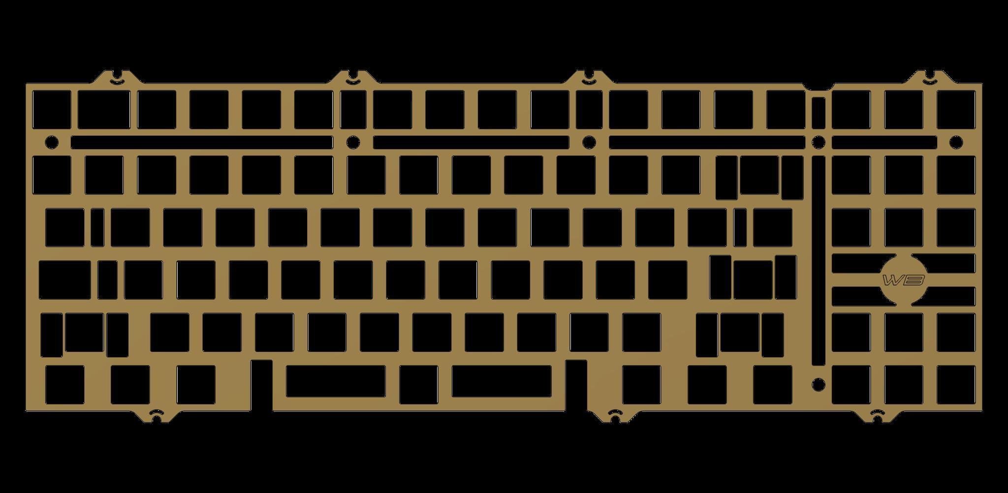 WRISTBREAKER TKL (IC) - Keyboard interest check cover image featuring WRISTBREAKER, TKL, keyboard, prototype, high angle board, classic kustoms, RGB underglow, aluminum case, fixed ANSI WKL layout, TGR Jane V2 Plates
