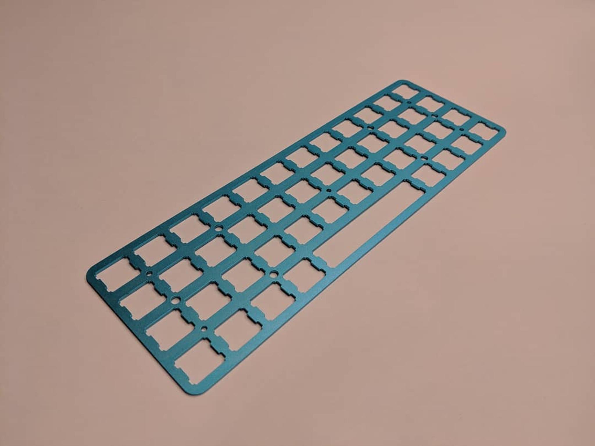 Shark Keyboards 40% Ortho (GB) - Keyboard group buy cover image featuring Shark Keyboards, 40% Ortho, group buy, premium case, aluminum anodized, stainless steel, ortholinear keyboard, MOQ, USPS shipping