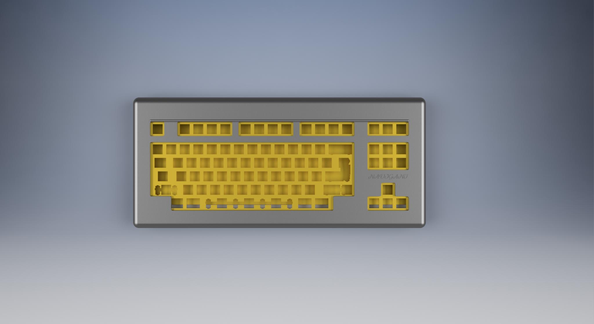 Navigant TKL (IC) - Keyboard interest check cover image featuring Navigant TKL, DoctorNunu, HHKB layout, TKL keyboard, CNC Aluminum case, QMK compatible PCB, group buy, keyboard design