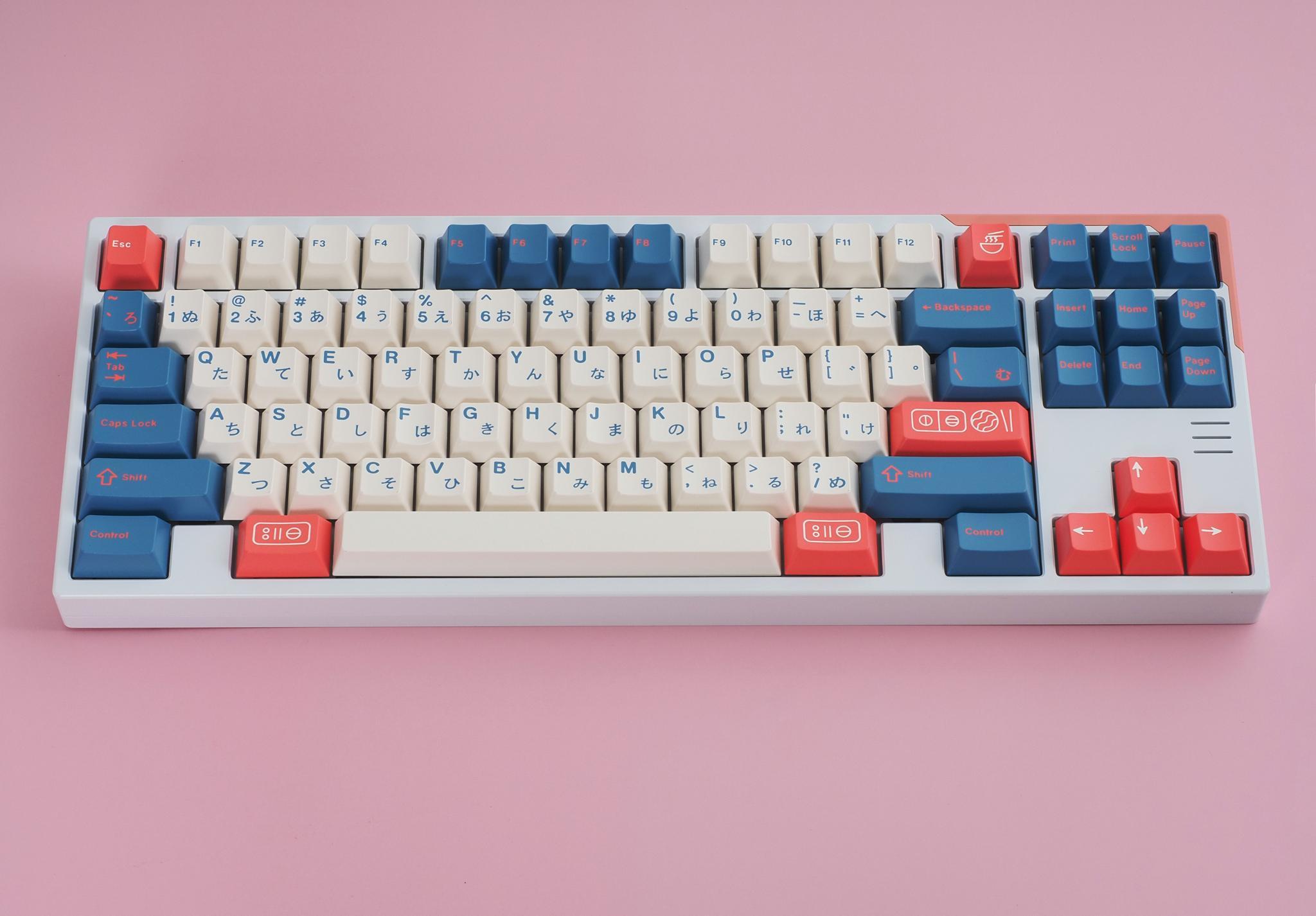 E8.5 - 80% Custom Keyboard (GB) - Uncategorized group buy cover image featuring E8.5 keyboard, 80% custom keyboard, group buy, polycarbonate, aluminium, PVD accent, QMK USB C, raffle, exclusive design